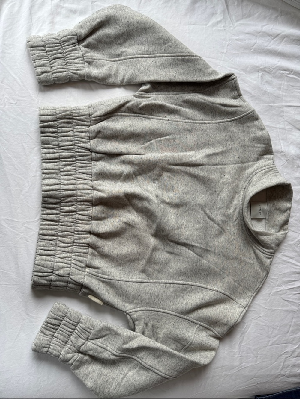 Varley Light Heather Gray Pullover Sweatshirt